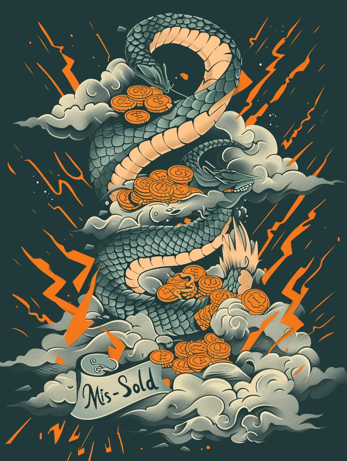 Dragon over a city skyline — Bonsai Law for founders and owners